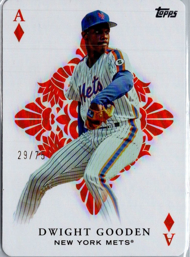 Dwight Gooden 2023 TOPPS UPDATE ALL ACES Gold PARALLEL NY METS #d /75