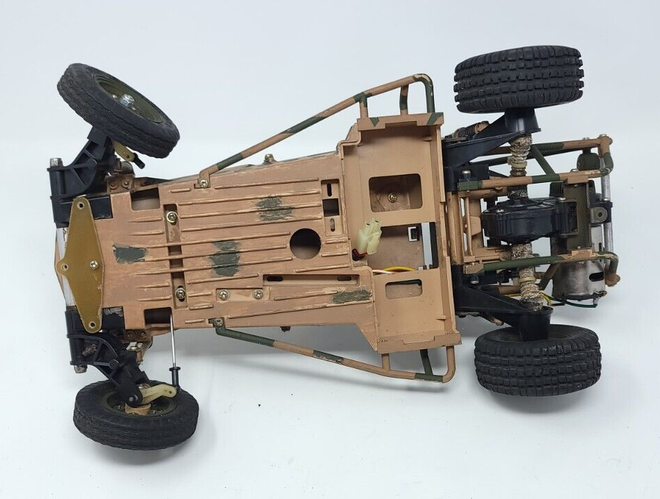 Vintage 1980s Tamiya Fast Attack RC Vehicle with Sand Blaster Tires eBay