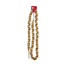 Holiday Time Farmhouse Natural Beige Jute and Wood Beads Garland - 6 feet