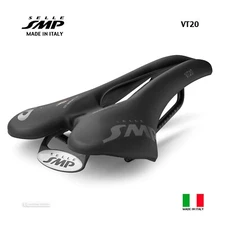 NEW Selle SMP VT20 Saddle : VELVET TOUCH BLACK - MADE IN iTALY!