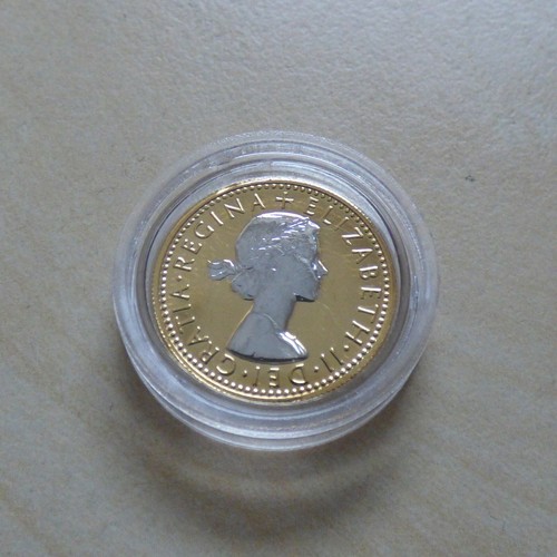 Elizabeth II Threepence, Farthing ... or Crown Choose Plated or Enamelled Gilt - Picture 86 of 96