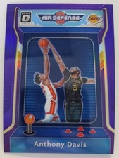 2020-21 Donruss Optic Air Defense Anthony Davis Lakers Purple Holo Prizm #5