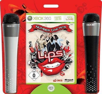 Microsoft Xbox 360 - Lips: Number One Hits + 2 Mikrofone
