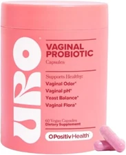 URO Vaginal Probiotics for Women pH Balance with Prebiotics & Lactobacillus Prob