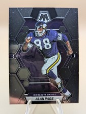 2023 Panini Mosaic Football Alan Page card #156 Minnesota Vikings HOF