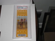 Graded PSA NM-MT 8 Slabbed 2018 Kentucky Derby Full Admission Ticket-HOF-Justify