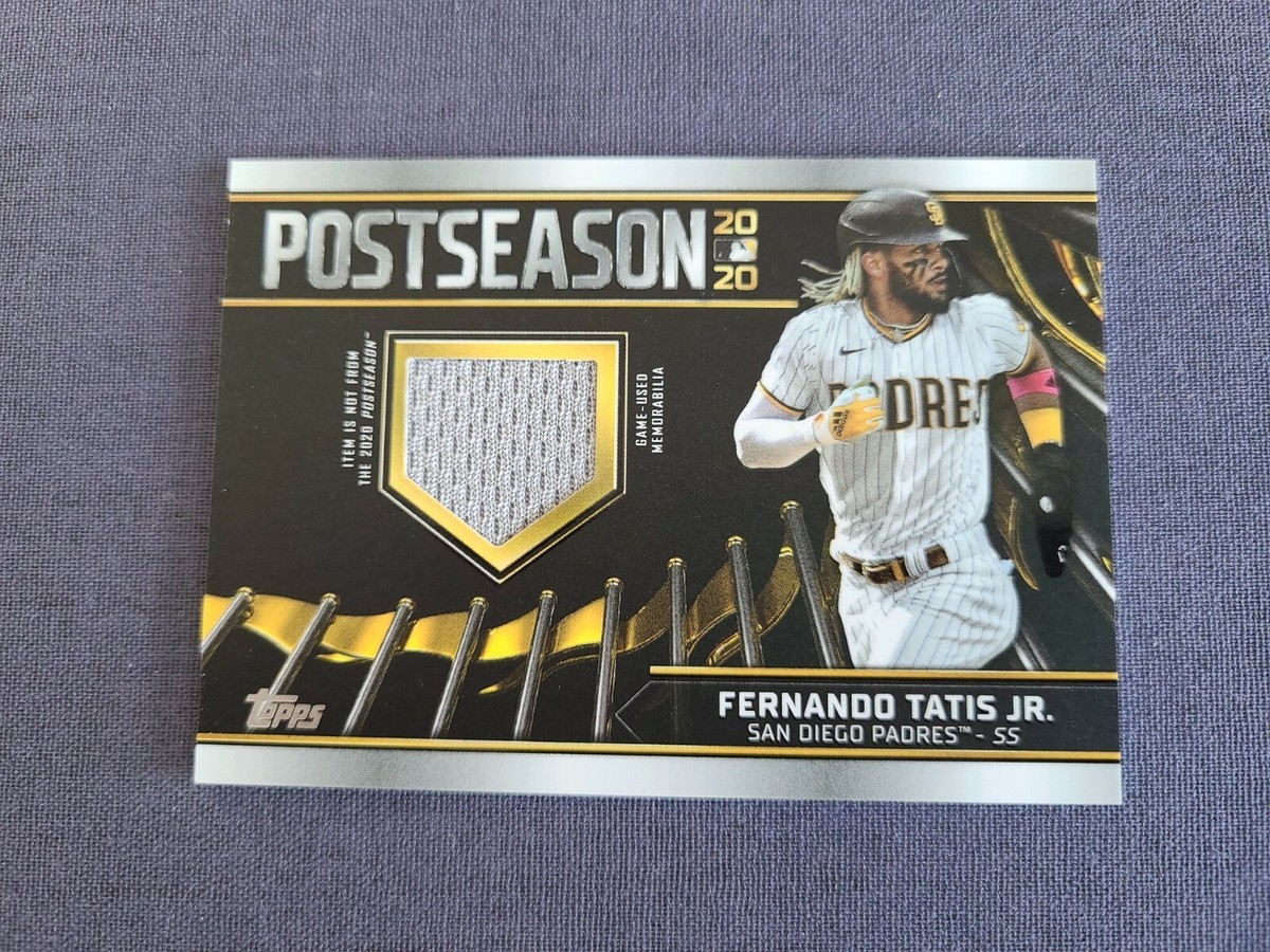 2021 Topps Fernando Tatis jr 2020 Postseason Relic SP #07/99 San