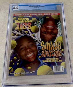 SERENA WILLIAMS ROOKIE MAG VENUS SPORT ILLUSTRATED SI FOR KIDS RARE 1998 CGC 8.0