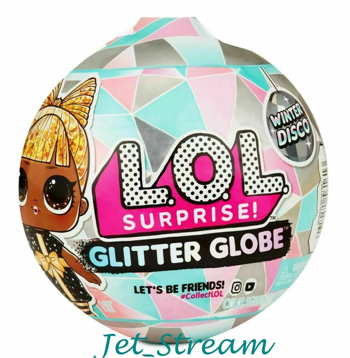 LOL Surprise Glitter Globe Winter Disco Doll Ball with 8 Surprises!