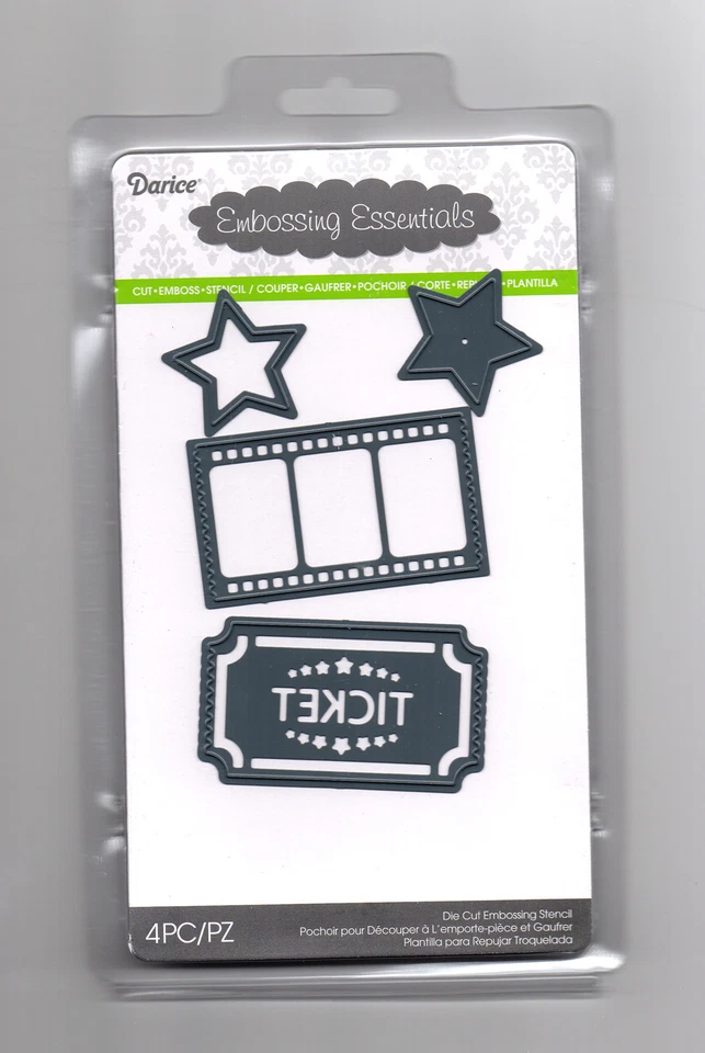 Movie Stubs And Tickets Dies Darice for Cardmaking,Scrapbooking, etc - image 2 of 2