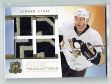 09-10 UD Upper Deck The Cup Foundations  Jordan Staal  /10  Quad Patches