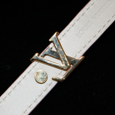 Louis vuitton Bracelet LV Iconic M8088 Canvas x Leather Rose Clair