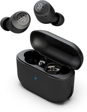 JLab Go Air Pop True Wireless Bluetooth Earbuds  Charging Case, Black