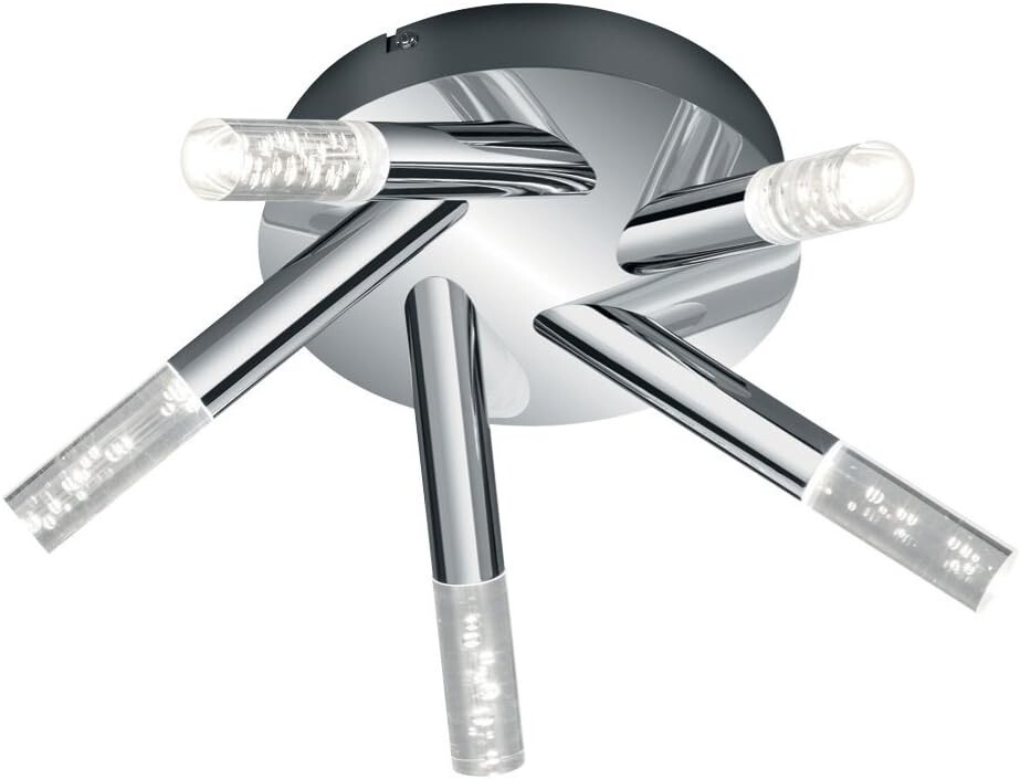 Arnsberg 682410506 H2O 5 Light 16 inch Chrome Flush Mount Ce