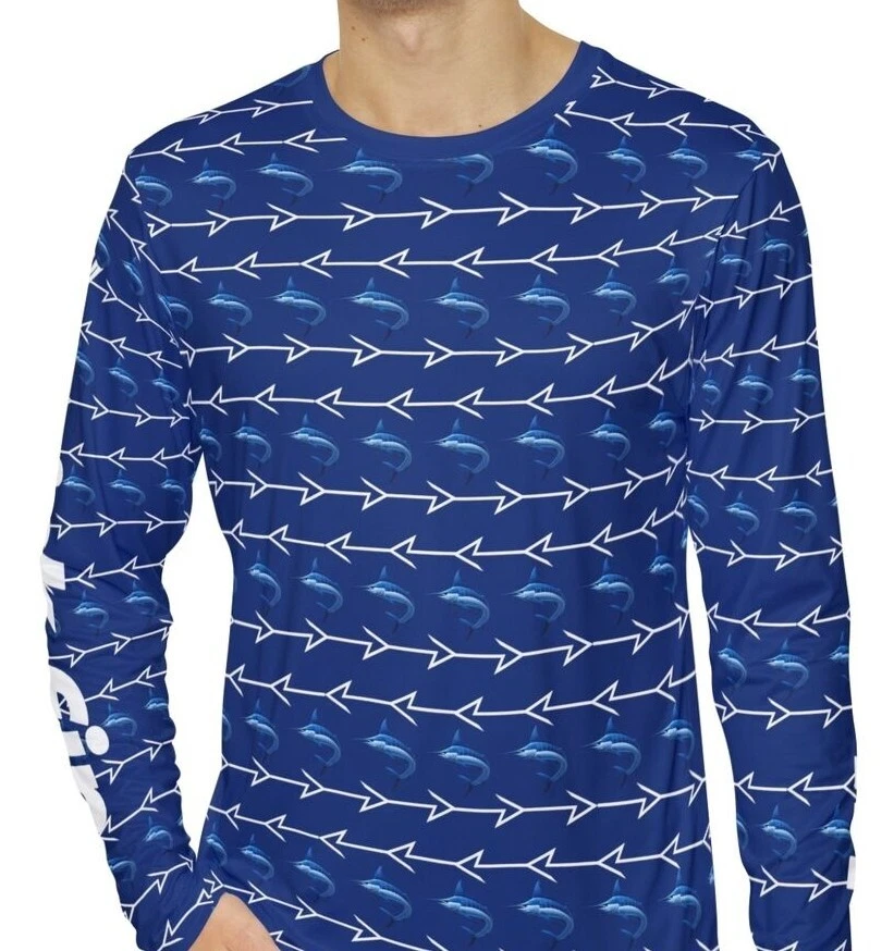 Kick Fin Sportswear Lightweight Moisture Wicking Long Sleeve Fishing T-Shirt