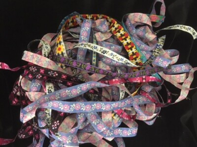 100 Yds jacquard Ribbon Craft Embellish Sewing Mix Lot RANDOM PICK GRAB BAG 1/2