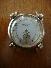 VEDETTE ANTIQUE MEN'S WATCH NO CROWN SO CANNOT WIND 21 JEWELS MISSING HANDS
