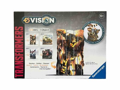 Ravensburger 4S Vision Pegging Spiel Transformers 4D Puzzle aus 10 Jahren Neu