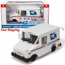 GREENLIGHT 1:24 USPS LLV LONG LIFE POSTAL DELIVERY VEHICLE DIECAST MODEL 51412