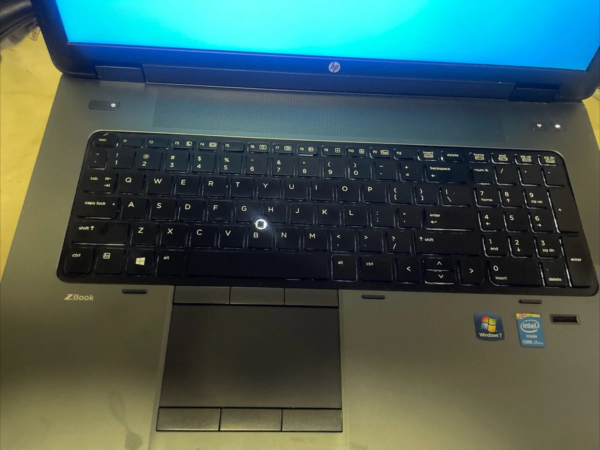 HP ZBook 17 Intel Core i7-4800MQ 2.70GHz 08GB RAM 256GB SSD Win 10