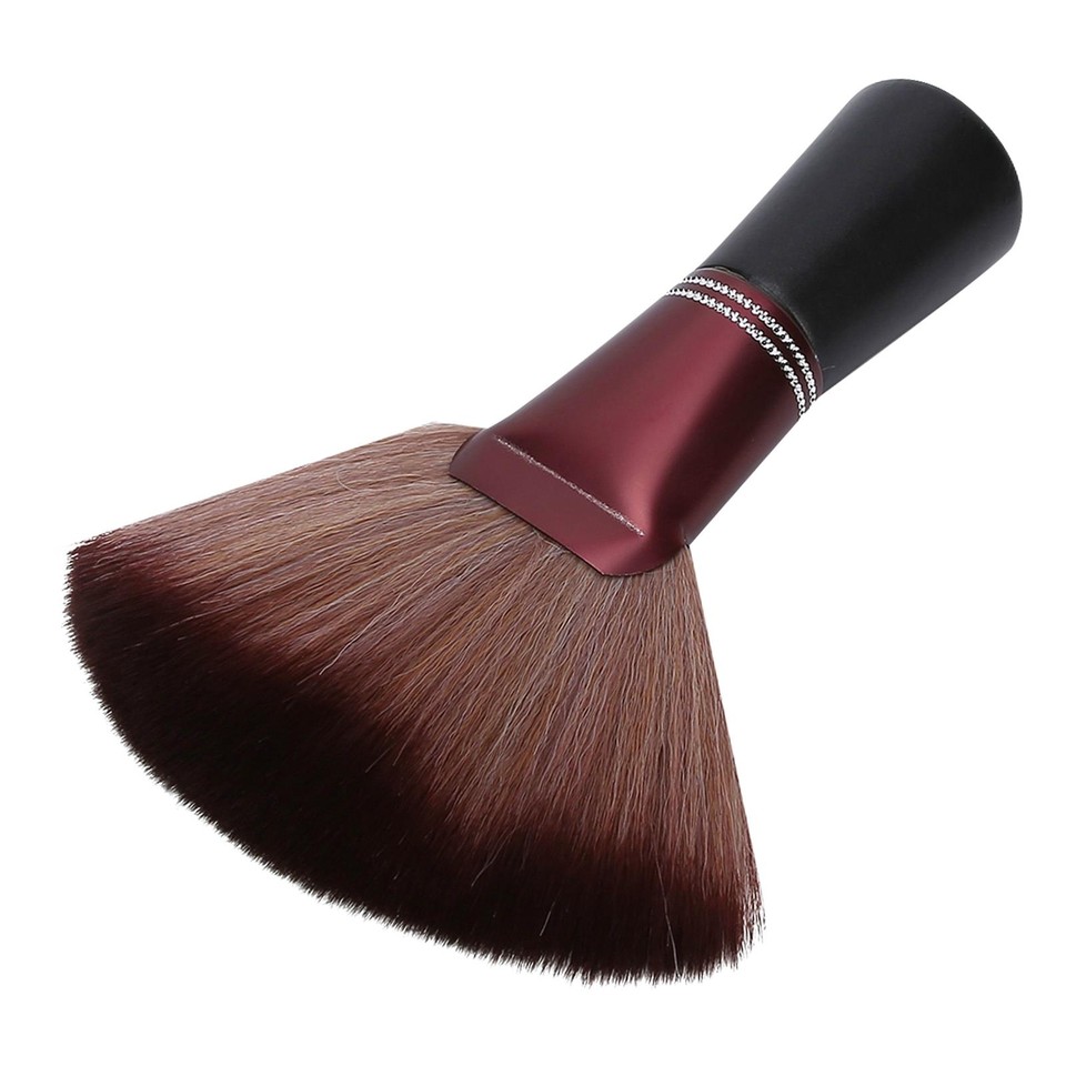 Soft Hairdressing Neck Sweep Brush Fan Shape Broken Hair Tool for Salon