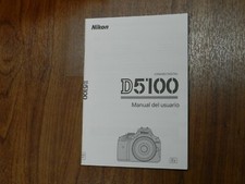 Genuine Nikon D5100 Instruction User's Guide Manual 80 pages SPANISH ONLY