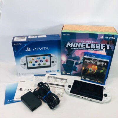 【美品】PSVITA PCH-2000 ブラック　マインクラフトソフト付き PS Vita Minecraft Special Edition PCHJ-2000 Console w