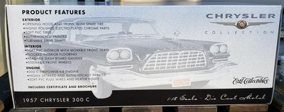 ミニカー ERTL Collectibles 1/18 1957 Chrysler300C 1957 Chrysler 300C, Metallic Green 1:18 Diecast Model Car by