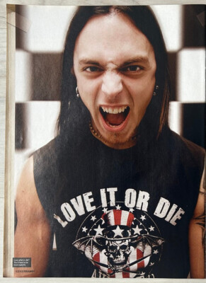 MATT TUCK / BULLET FOR MY VALENTINE ~ 2006 Full page UK Magazine poster