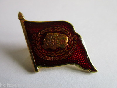 GDR badge SED med. for 40 years polyester