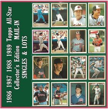 Topps AllStar  MAIL-IN & Glossy Insert -Baltimore KC NY LA  St.L -SINGLES & LOTS