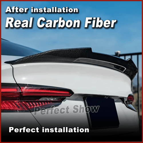 Carbon Heckspoiler Kofferraum Spoiler Flügel Lippe für Audi A5 S5 RS5 Coupe 17UP - Picture 5 of 13