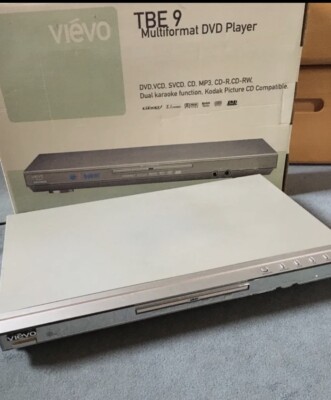DVD Player Vievo TBE 9 Multiformat CD-R CD-RW Karaoke Funktion In Ovp 5.1 VGA
