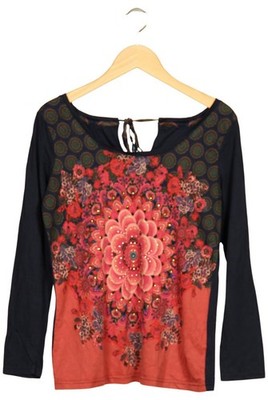 Desigual Langarmshirt Damen Longsleeve Shirt langärmliges Oberteil G... #tv96vxx
