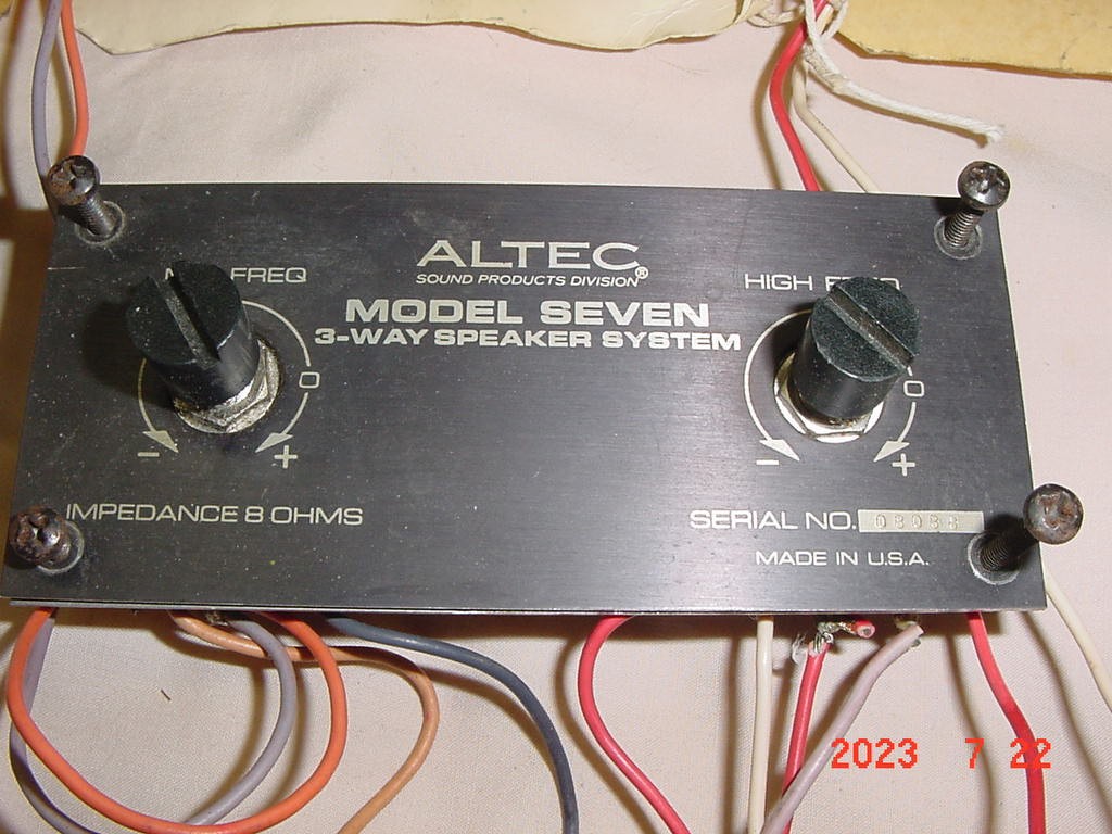 Altec Model 7 vintage audio equipment - eBay listing photo 1