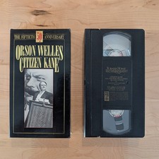 Orson Welles Citizen Kane VHS 1941 50th Anniversary Joseph Cotton 8 Nominations
