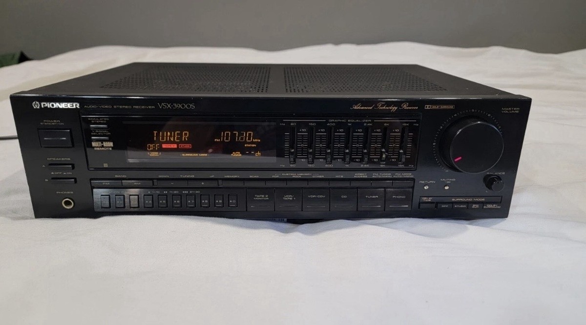 Pioneer VSX-3900S AV Audio Video Stereo Receiver Vintage Tested