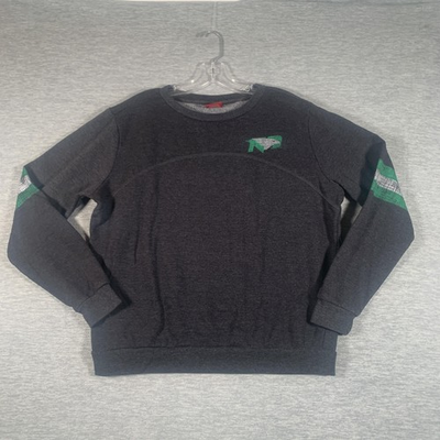 #ad North Dakota Fighting Sioux Sweatshirt Mens Medium Gray NCAA Colosseum Crewneck $18.99