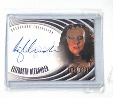 FARSCAPE SEASON 4 ELIZABETH ALEXANDER As Vella #A28 AUTOGRAPH RITTENHOUSE 2003