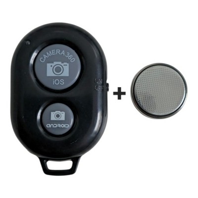 Mini Bluetooth Smartphone Kamera Selfie Stick Auslöser Fernbedienung + Batterie 
