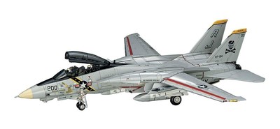 Hasegawa 1/72 U.S. Navy Ship Fighter F-14A Tomcat Atlantic Flugzeug Modell...