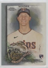 2022 Topps Allen & Ginter Chrome Refractor Josh Winder #294 4l8
