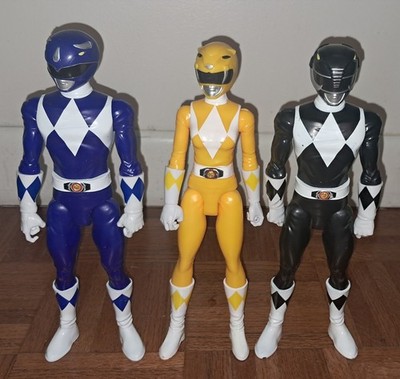 Lot Of 3 Mighty Morphin Power Rangers 12  Action Figures 2021 Hasbro