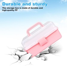 Tackle Box Organizers and Storage,10inch Craft Organizers and Storage,Three-L...