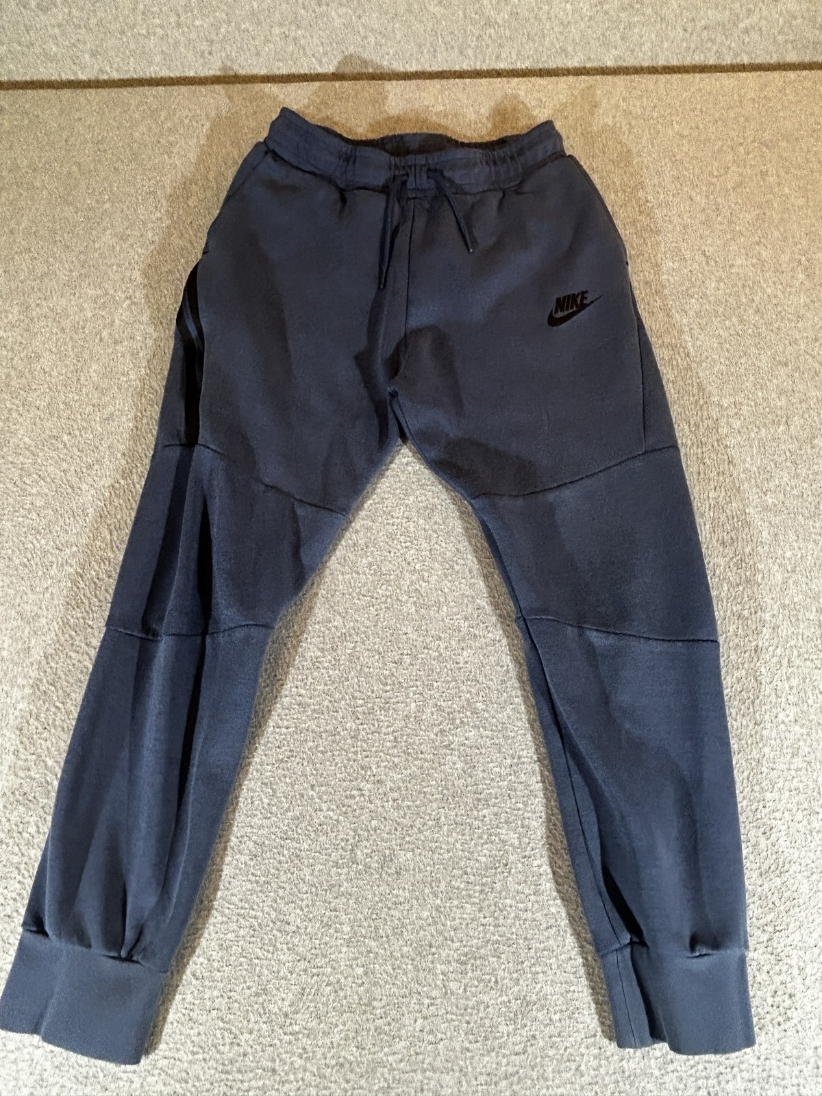 Nike Tech Fleece Jogger Pants Youth XL Blue Sweatpants Athletic Training Boys