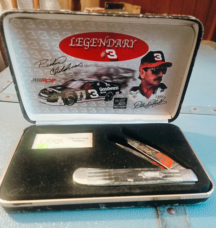 "RARE" DALE EARNHARDT  *Limited Edition*  Autographed Pocket KNIFE! NEW