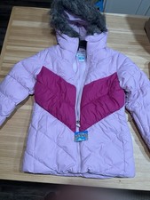 Columbia Girls Pink Arctic Blast/Hood/Zip Pocket/Puffer Jacket Size Large -14/16
