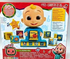 CoComelon - JJ Phonics Fun - Interactive Toy: Letter Blocks and Music Free Ship
