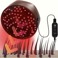 Hair growth Anti-Hair Loss Cap 650nm Red LED Light Therapy Hat Hair Regrowth
