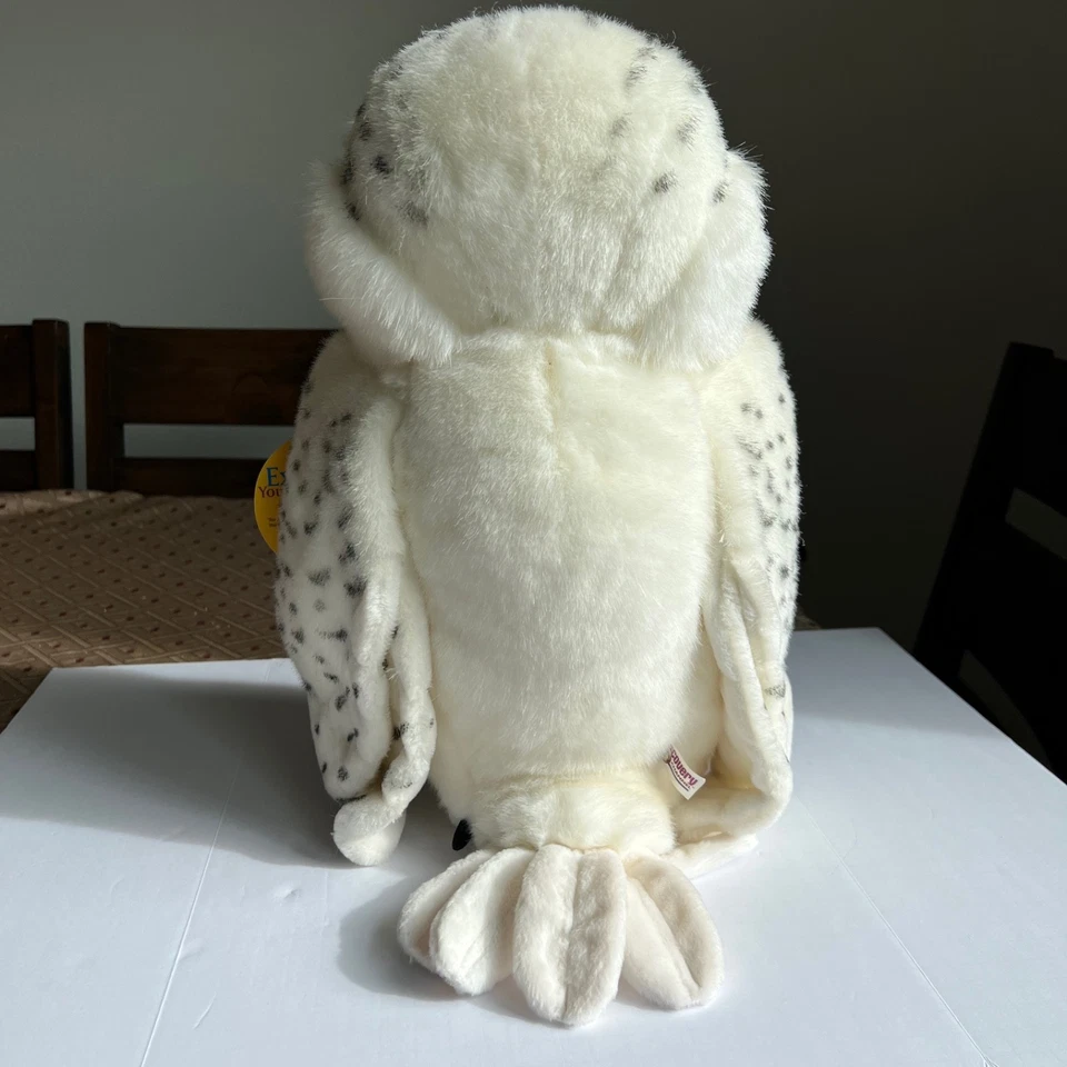 Mack the Snowy Owl Stuffed Animal Discovery Channel Wild Life Plush - NEW - Image 3 of 4
